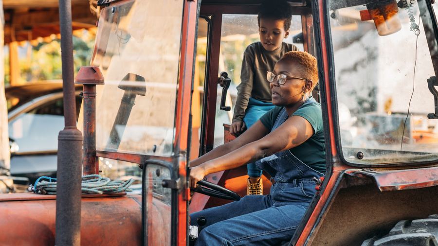 Mechanised farming in Tanzania